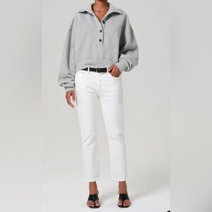 Citizens of Humanity Emerson Slim Boyfriend White Classic Jeans SZ 31